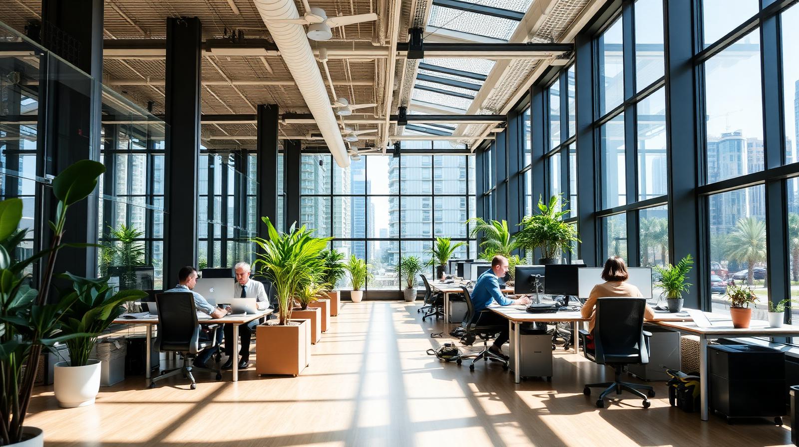 YÜKSELEN ofis iç mekan